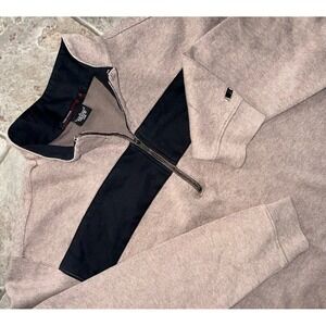 Nike Tiger Woods Collection Sweater Mens Large Tan 1/4 Zip Pullover‎ Sweatshirt